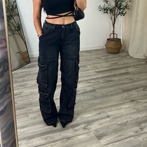 Black Cargo Pants